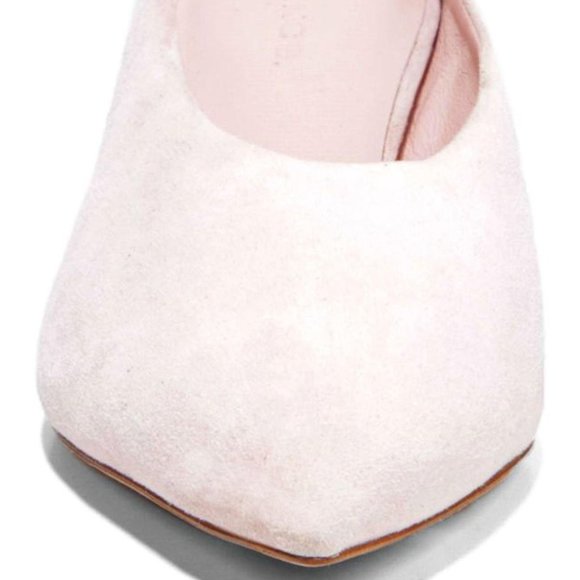 VINCE Ralston Pink Pointed Toe Mule Suede Leather in Rosaseco Pink Size 6 - Picture 8 of 10